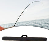 Maxbell Fishing Rod Case with Handle Portable Fishing Rod Organizer Fishing Gear Bag Black