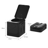 Maxbell Camping Toilet with Lid Foldable Travel Toilet for Camping Long Trips Travel