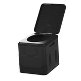Maxbell Camping Toilet with Lid Foldable Travel Toilet for Camping Long Trips Travel
