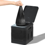 Maxbell Camping Toilet with Lid Foldable Travel Toilet for Camping Long Trips Travel