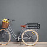 Maxbell Bike Rear Basket Metal Rear Bike Cargo Rack for Mountain Road Bikes Supplies L