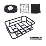 Maxbell Bike Rear Basket Metal Rear Bike Cargo Rack for Mountain Road Bikes Supplies L