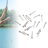 Maxbell 20x Fishing Hooks Lure Screw Fishhooks for Saltwater Carp Fishing Freshwater