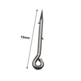 Maxbell 20x Fishing Hooks Lure Screw Fishhooks for Saltwater Carp Fishing Freshwater