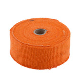 Maxbell 2" 32Ft Fiberglass Manifold Header Exhaust Heat Tape Wrap Ties Orange
