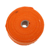 Maxbell 2" 32Ft Fiberglass Manifold Header Exhaust Heat Tape Wrap Ties Orange