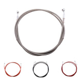 Maxbell Brake Clutch Throttle Cable Oil Hose Line Pipe Fit for Motorcycle Silver