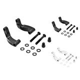 Maxbell Mirror Relocation Extension Adapter Kit for Harley 06-17 Motorcycles Black