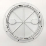 Maxbell Marine 8 Inch Round Non Slip Inspection Hatch with Detachable Cover White