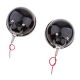 Maxbell 4.5" Motorcycle Fog Light Bracket Mounting Housing for Harley Black