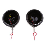 Maxbell 4.5" Motorcycle Fog Light Bracket Mounting Housing for Harley Black