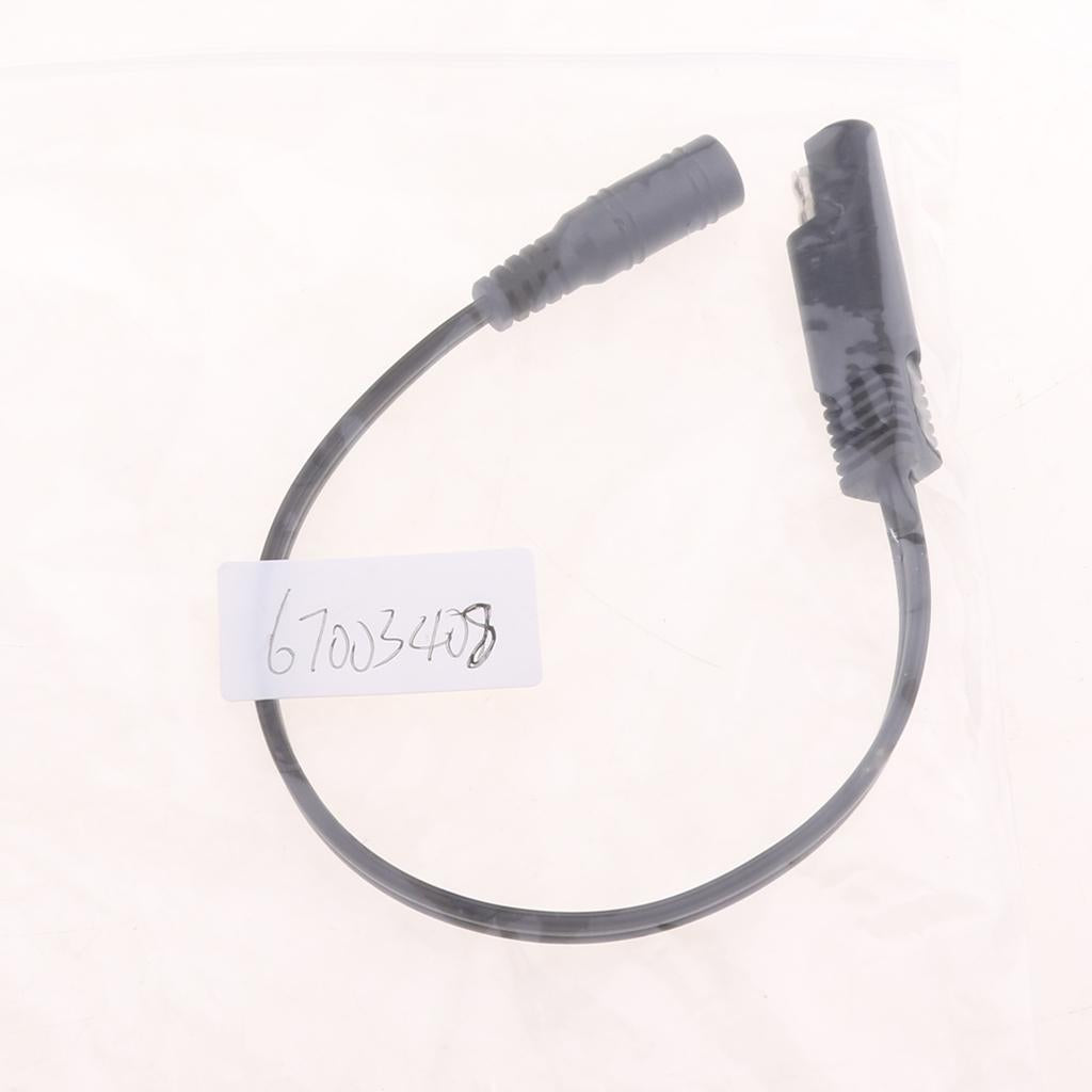 Maxbell 10in SAE Connection to DC Coax Female Jack Motorcycle Heat Clothing