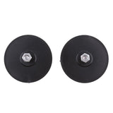Max 2 Pieces Round Reflectors Universal for Motorcycle ATV Dirt Bike Red