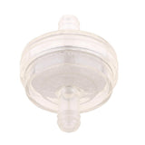 Max 6mm 1/4" Petrol Inline Fuel Filter Universal for Motorcycle Car Clear