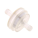 Max 6mm 1/4" Petrol Inline Fuel Filter Universal for Motorcycle Car Clear