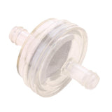 Max 6mm 1/4" Petrol Inline Fuel Filter Universal for Motorcycle Car Clear