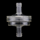 Max 6mm 1/4" Petrol Inline Fuel Filter Universal for Motorcycle Car Clear