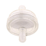 Max 6mm 1/4" Petrol Inline Fuel Filter Universal for Motorcycle Car Clear