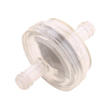 Max 6mm 1/4" Petrol Inline Fuel Filter Universal for Motorcycle Car Clear