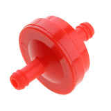 Max 6mm 1/4" Petrol Inline Fuel Filter Universal for Motorcycle Car Red