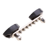 Maxbell Set of Marine 316 Stainless Steel Insulated Terminal Block Dual Studs 4mm