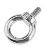 Maxbell 10pcs Eyes Bolts M8 Metric Threaded Marine Grade Boat Stainless Steel Lifting