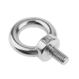 Maxbell 10pcs Eyes Bolts M8 Metric Threaded Marine Grade Boat Stainless Steel Lifting