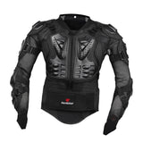 Max HEROBIKER Full Body Protective Armour Jacket Spine Chest Protection L