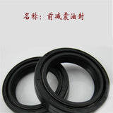 Max Pair Black Motorcycle Shock Absorption Rubber Oil Seal for Honda