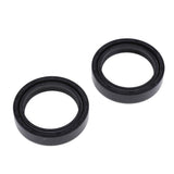 Max Pair Black Motorcycle Shock Absorption Rubber Oil Seal for Honda
