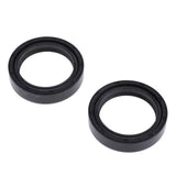 Max Pair Black Motorcycle Shock Absorption Rubber Oil Seal for Honda