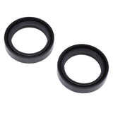Max Pair Black Motorcycle Shock Absorption Rubber Oil Seal for Honda