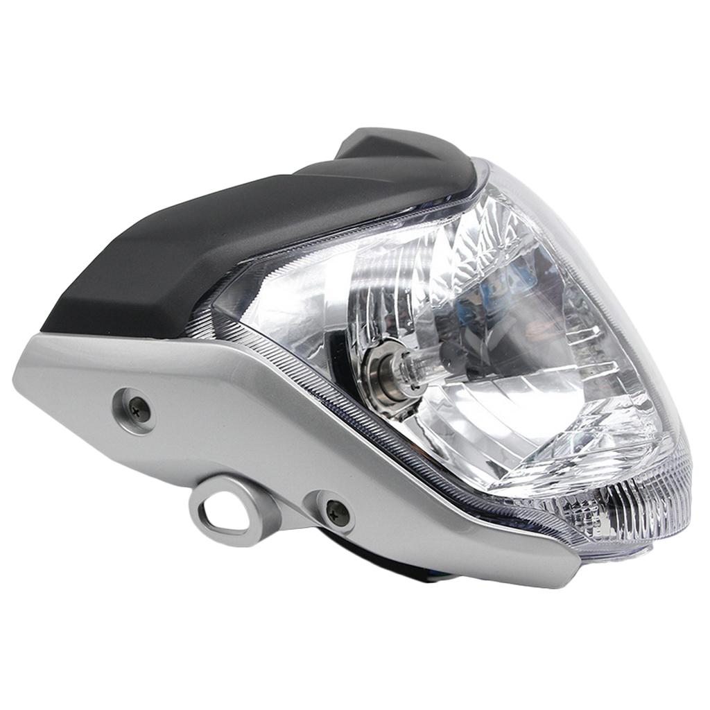 Max Motorcycle Headlight Headlamp Light for Yamaha FZ16 YS150 FZER150 Gray