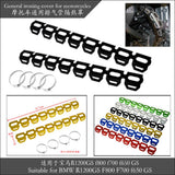 Max Exhaust Muffler Pipe Heat Shield for BMW R1200GS F800 F700 F650 GS Blue