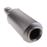 Maxbell Universal Motorcycle Modified Exhaust Muffler Pipe for Yamaha Kawasaki 36-51mm Silver