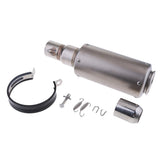 Maxbell Universal Motorcycle Modified Exhaust Muffler Pipe for Yamaha Kawasaki 36-51mm Silver