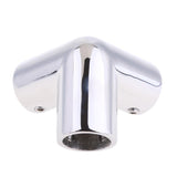 Maxbell Heacy Duty Stainless Steel Boat Hand Rail Fitting 22mm 3 Way Corner Elbow