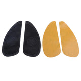 Max Black Rubber Fuel Tanks Traction Pads for Honda Harley Motorcycle
