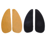Max Black Rubber Fuel Tanks Traction Pads for Honda Harley Motorcycle