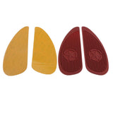 Max Brown Rubber Fuel Tanks Traction Pads for Honda Harley Motorcycle