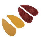 Max Brown Rubber Fuel Tanks Traction Pads for Honda Harley Motorcycle