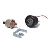 Max 52mm 2" Oil Pressure Gauge 0-10 bar with NPT1/8 Sensor for Boat Marine