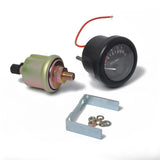 Max 52mm 2" Oil Pressure Gauge 0-10 bar with NPT1/8 Sensor for Boat Marine