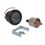 Max 52mm 2" Oil Pressure Gauge 0-10 bar with NPT1/8 Sensor for Boat Marine