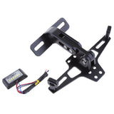 Max CNC Adjustable License Plate Bracket Fender Eliminator Universal Black