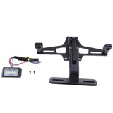 Max CNC Adjustable License Plate Bracket Fender Eliminator Universal Black