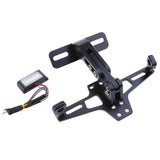 Max CNC Adjustable License Plate Bracket Fender Eliminator Universal Black