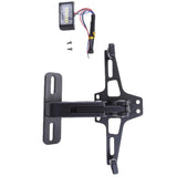 Max CNC Adjustable License Plate Bracket Fender Eliminator Universal Black