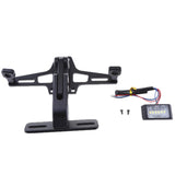 Max CNC Adjustable License Plate Bracket Fender Eliminator Universal Black