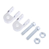 Max Height Extension Shock Absorber Motorbike Jack Up Riser Suspension Silver
